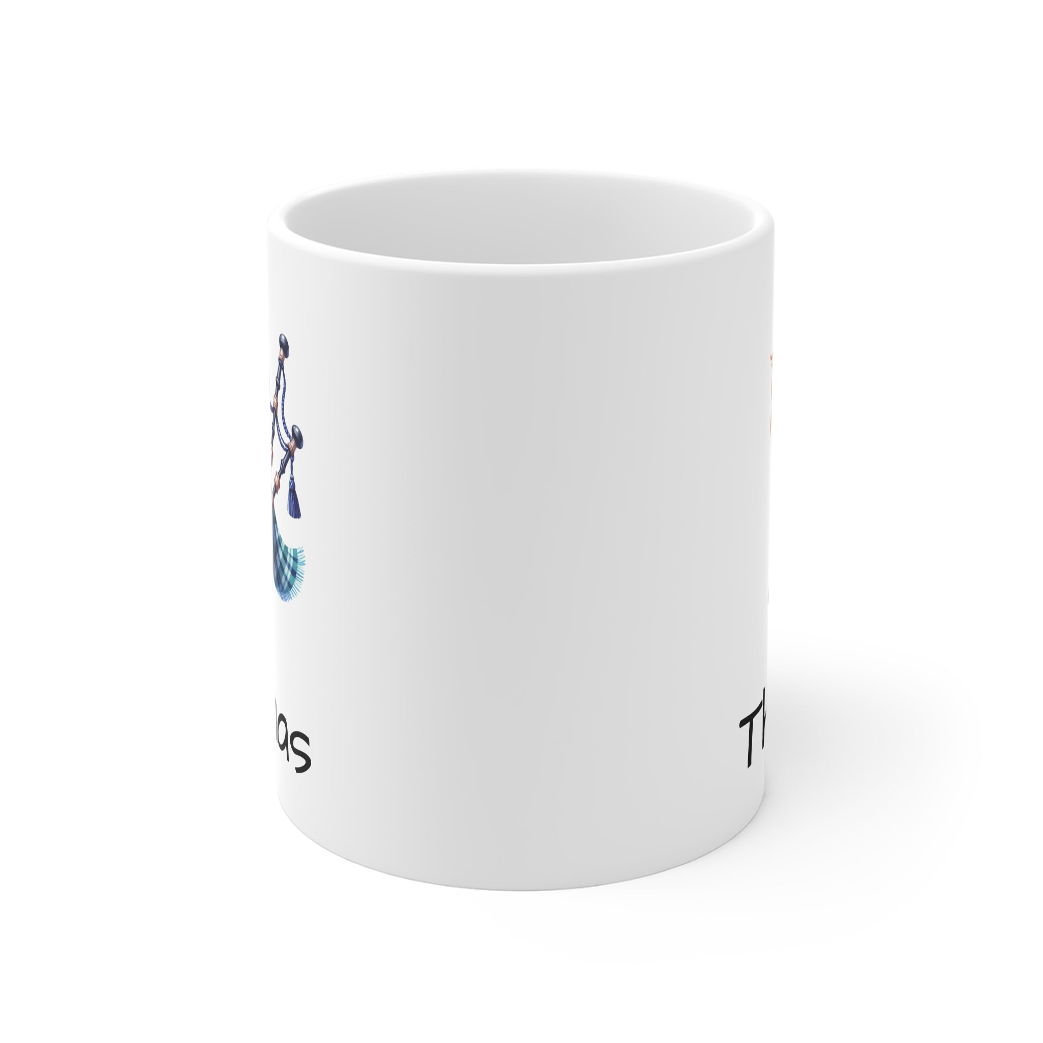 Scots Kid Bagpiper Mug — Cute Scottish Heritage Coffee Cup