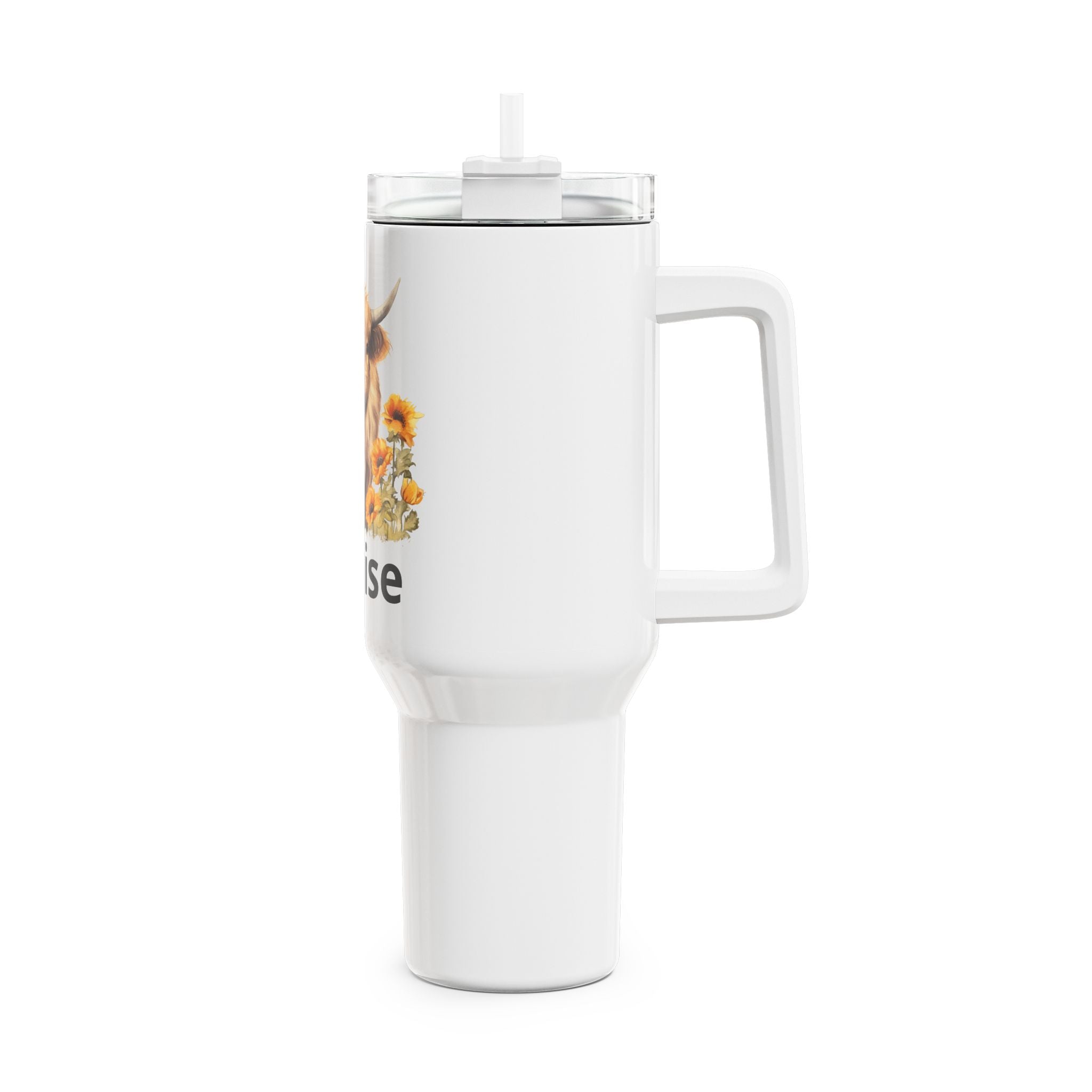 Personalised highland cow Tumbler, 40oz