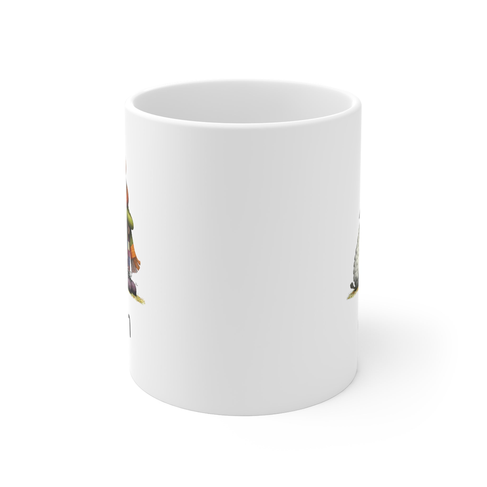 Shepherd & Sheep Personalized Mug — 'Glen' Name Coffee Cup