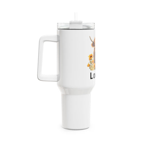 Personalised highland cow Tumbler, 40oz