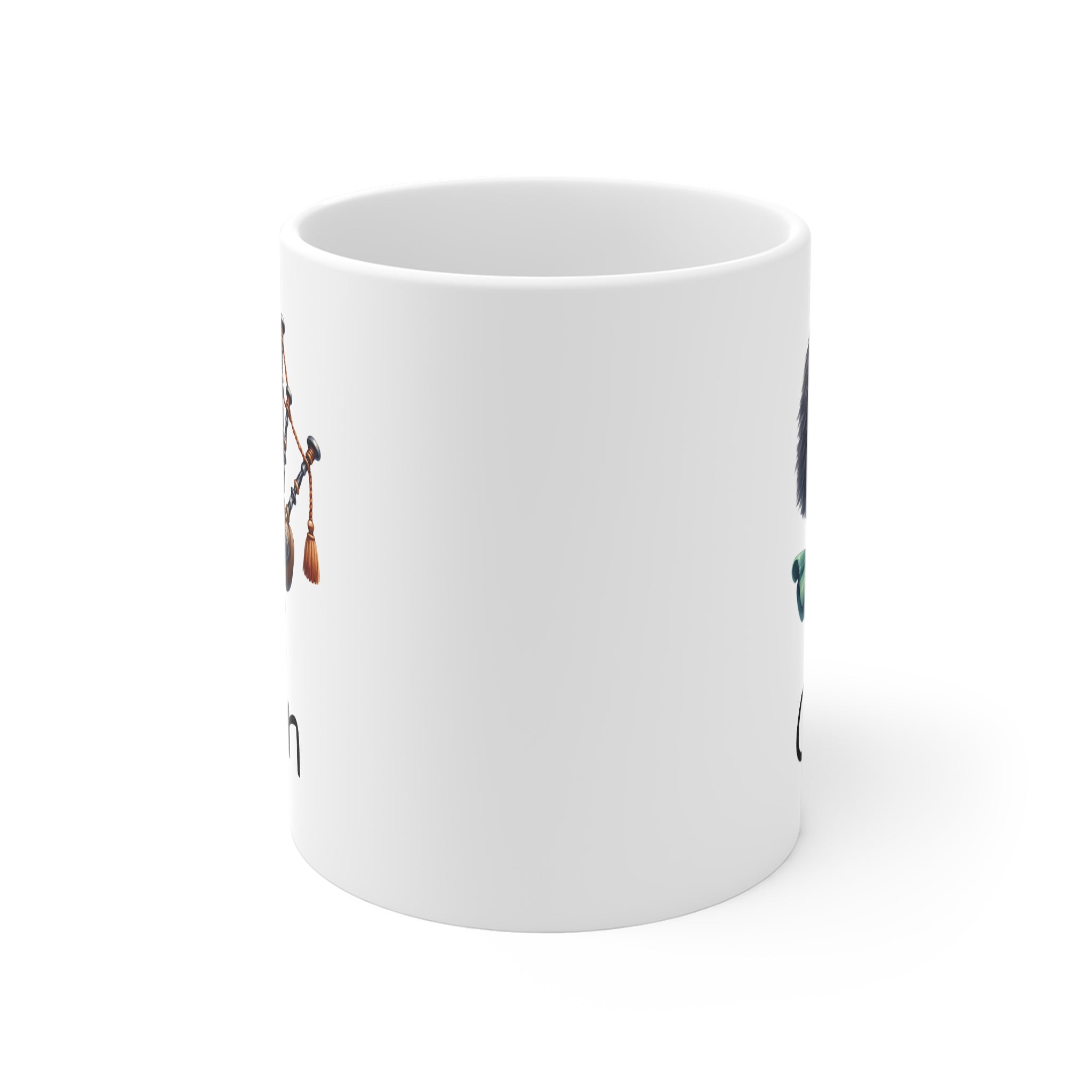 Personalized Bagpiper Mug — Cute Scottish Piper Coffee Cup with Name