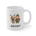 Christmas Mug Boy and reindeer